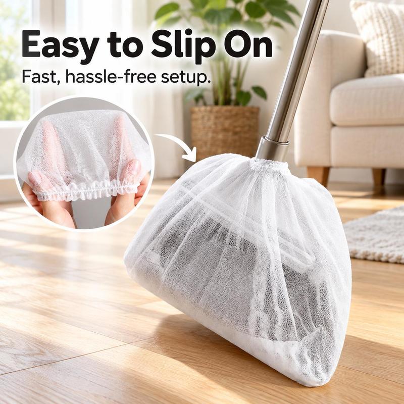 50 Pcs Disposable Static Duster Refill Sheets, Floor & Gap Dust Cleaner 🧹