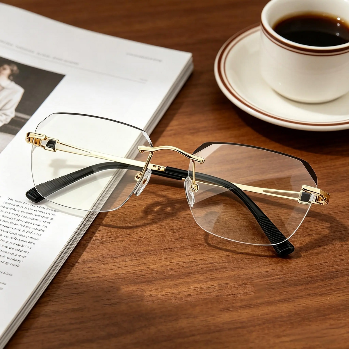 Ultra Light Metal Blue Light Blocking Reading Glasses👓