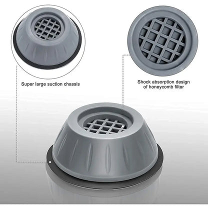 4Pcs Anti Vibration Washing Machine Foot Pads Noise Reduction🔩