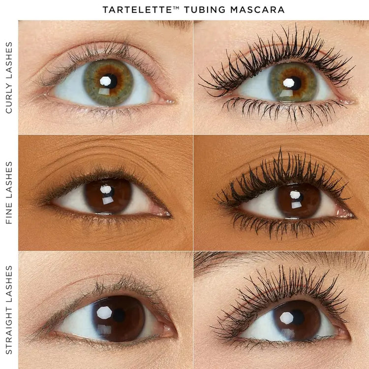 Defined Lash waterproof mascara, shown in Pure Black and Natural Brown