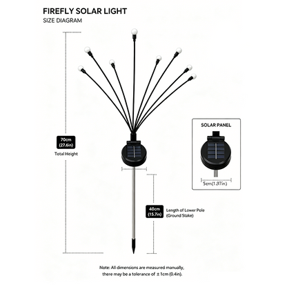 Solar Firefly Garden Lights, 2 Pack🌟