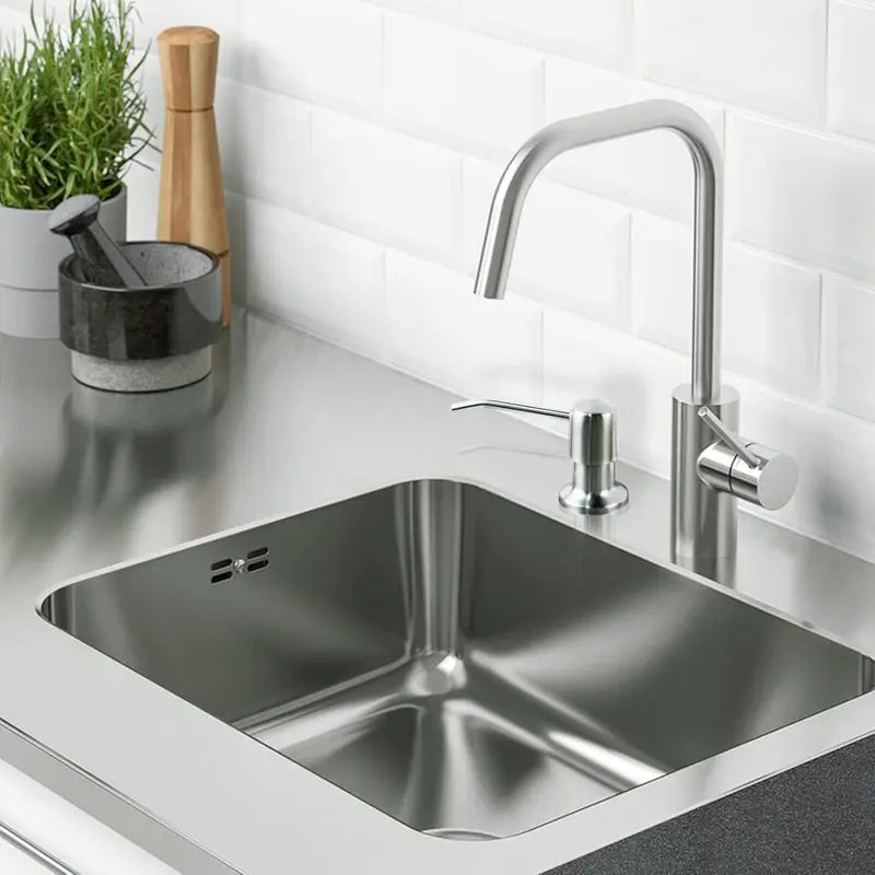 Soap Dispenser for Kitchen Sink Brushed Nickel Stainless Steel Countertop💧