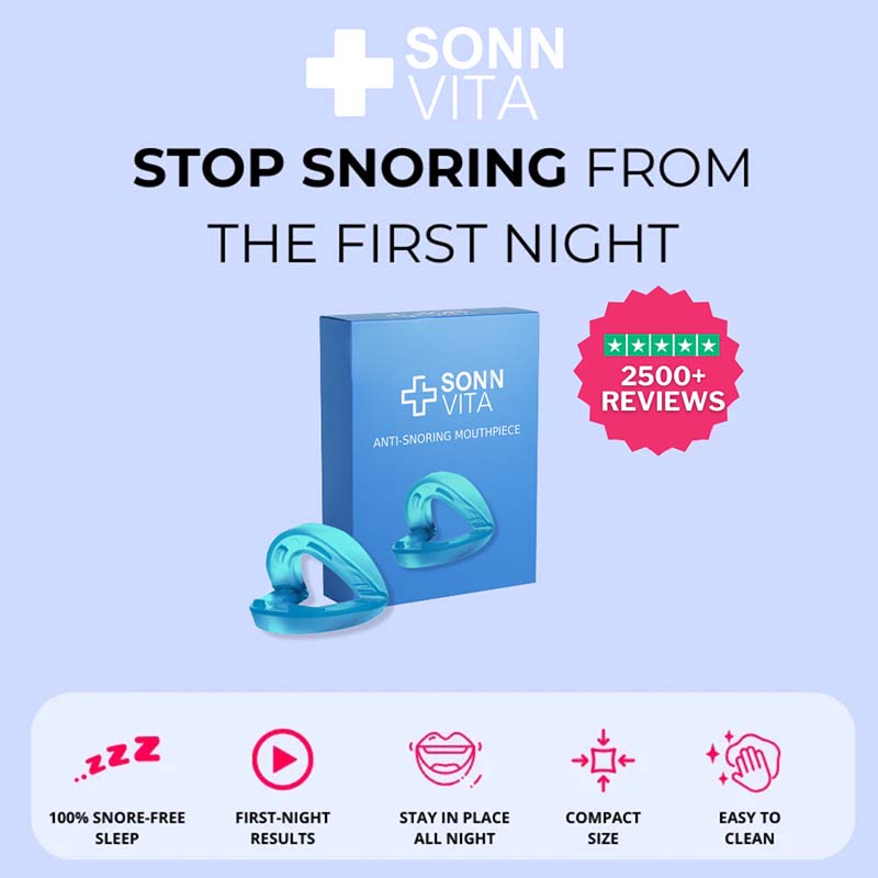 Comfortable Anti-Snoring Device, Nighttime Sleep Aid💤