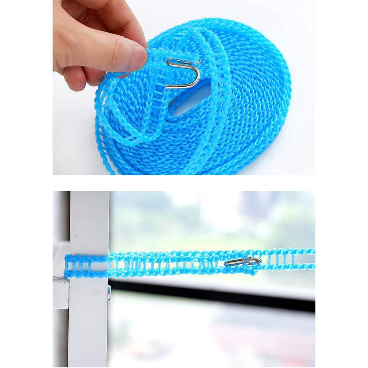 🧺 3-Pack Windproof Clothesline | Adjustable Clothesline