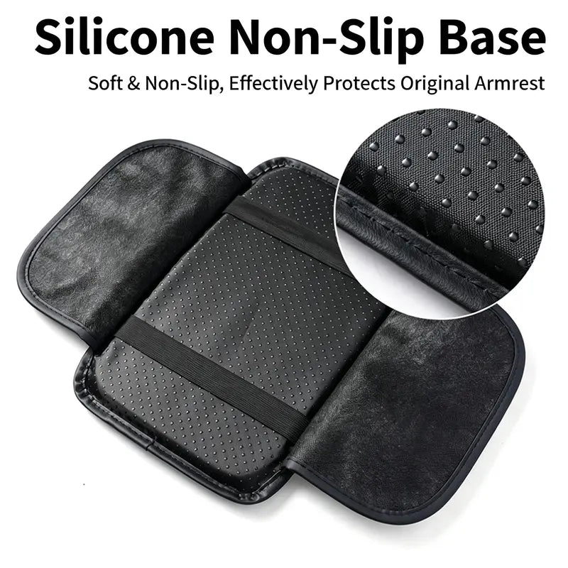 Multifunctional Car Armrest Box Cushion with Built-in Storage Bag🚙