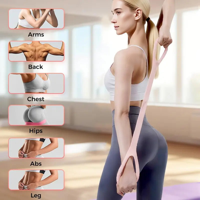 Resistance Bands Figure 8 Exercise Bands for Women, 8-Shaped, TPE Material💪