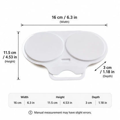 2‑Pack Easy‑To‑Clean Microwave Omelette Maker, Multifunctional Egg Poacher 🍳