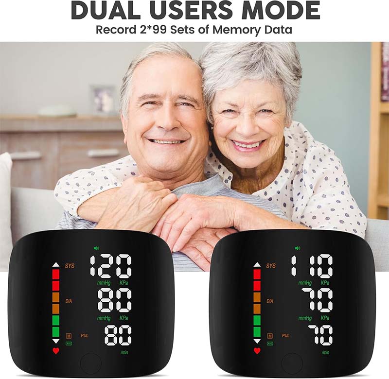 Automatic Wrist Blood Pressure Monitor, Accurate Health Monitoring✨