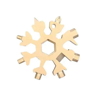 Viral 18-in-1 Snowflake Multi-tool Stainless Steel Portable Wrench All-in-One Screwdriver ❄️