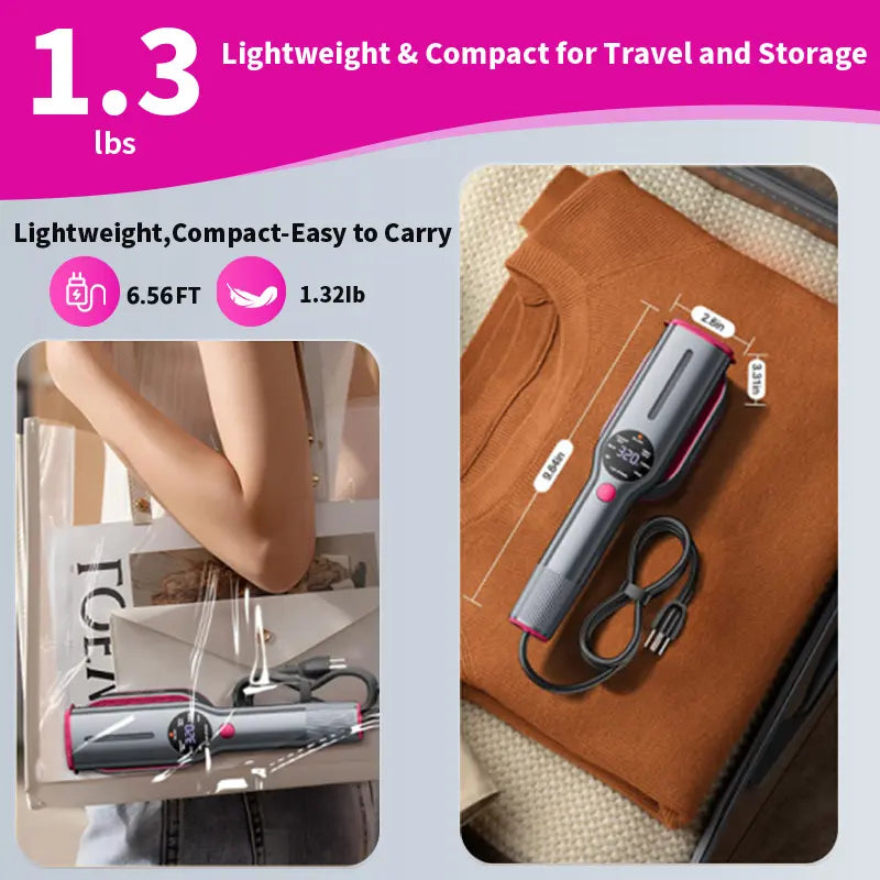Garment Steamer for Clothes, Portable Travel Clothing Steamer Iron, 7 Mode with LED💨