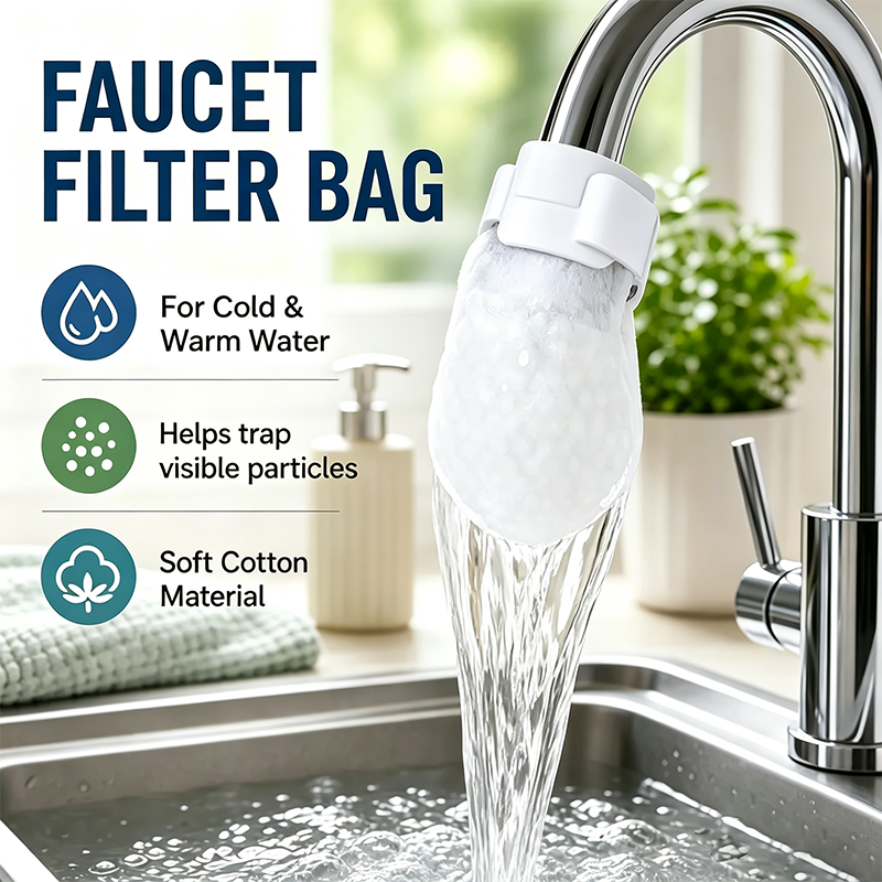 30-piece cotton faucet filter bag supply