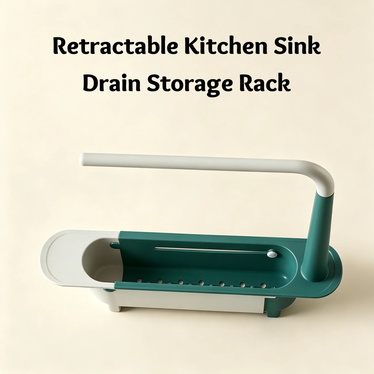 Expandable Sink Organizer Shelf - Waterproof Plastic Rack with No Mold Growth🛁