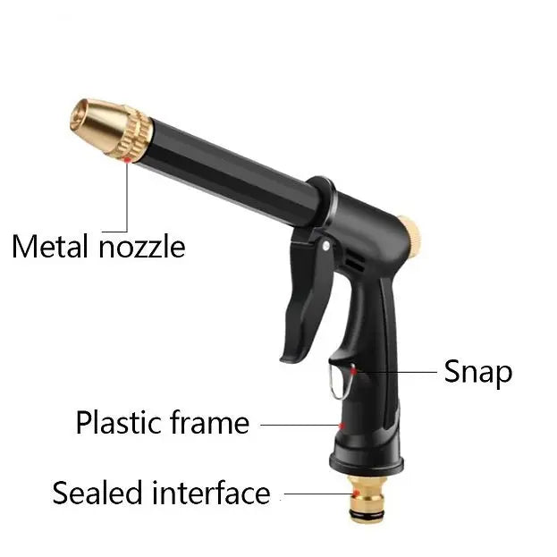 Upgraded adjustable spray gun, perfect for cleaning cars, gardens, and pets 🔫