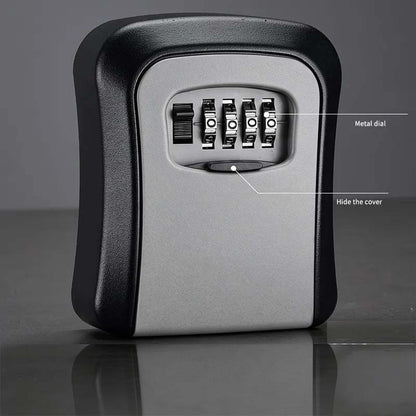 Wall Mount Key Lock Box - 4 Digit Combination Lockbox for Keys Safe Security🔑