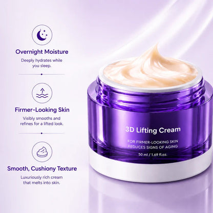3D Lifting Cream1.7 f loz  Advanced Korean Facial Night Cream🩷