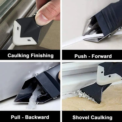 Multifunctional Caulk Remover Tool, Silicone Sealant Scraper, Caulk Finishing Tool Kit 🛠️