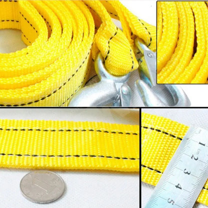 Car Tow Strap - 4m Length, 5-Ton Double-Layer Thick Off-Road Towing Recovery Strap 🚗
