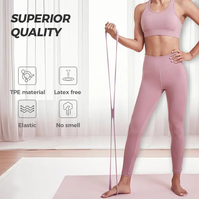 Resistance Bands Figure 8 Exercise Bands for Women, 8-Shaped, TPE Material💪