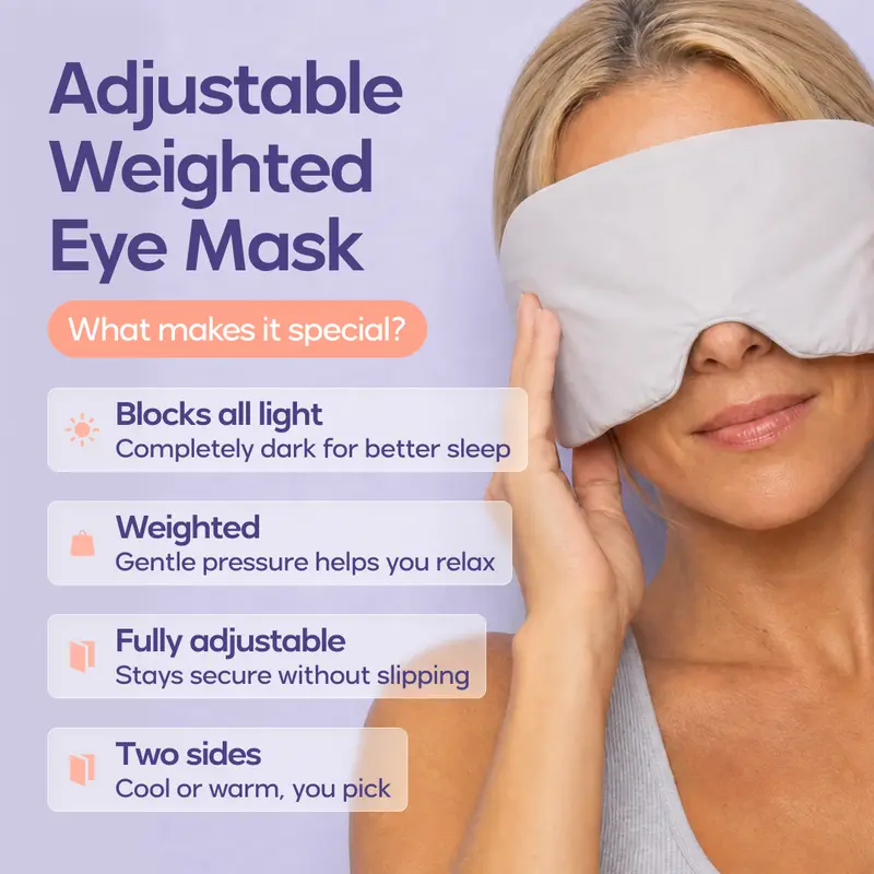 Mellow Sleep | Lights Out Weighted Eye Mask💤