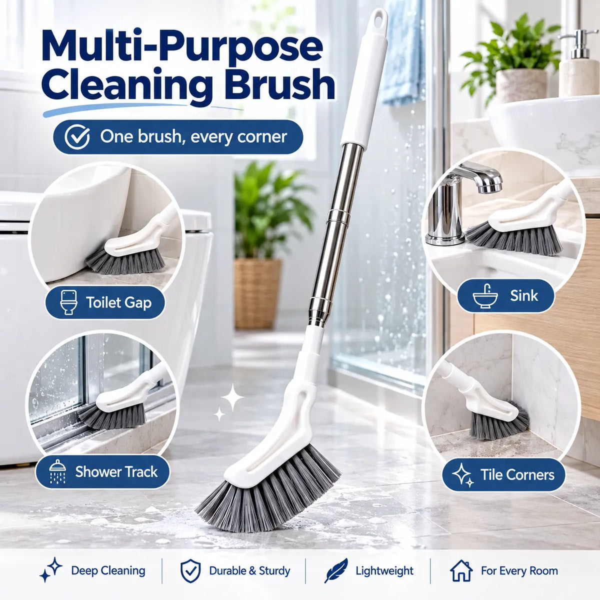 Multi-scene crevice brush use