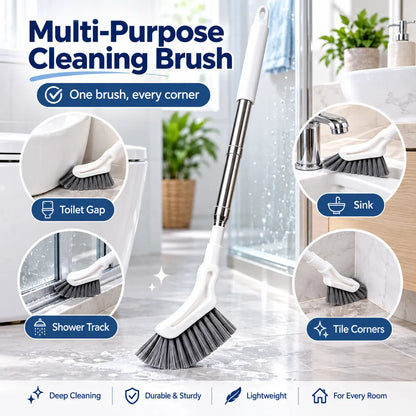 Adjustable Length Stainless Steel Telescopic Long Handle Crevice Cleaning Brush 🧹