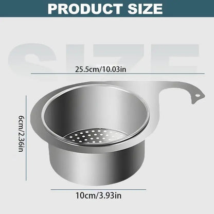 Stainless Steel Swan Sink Strainer Basket🚰
