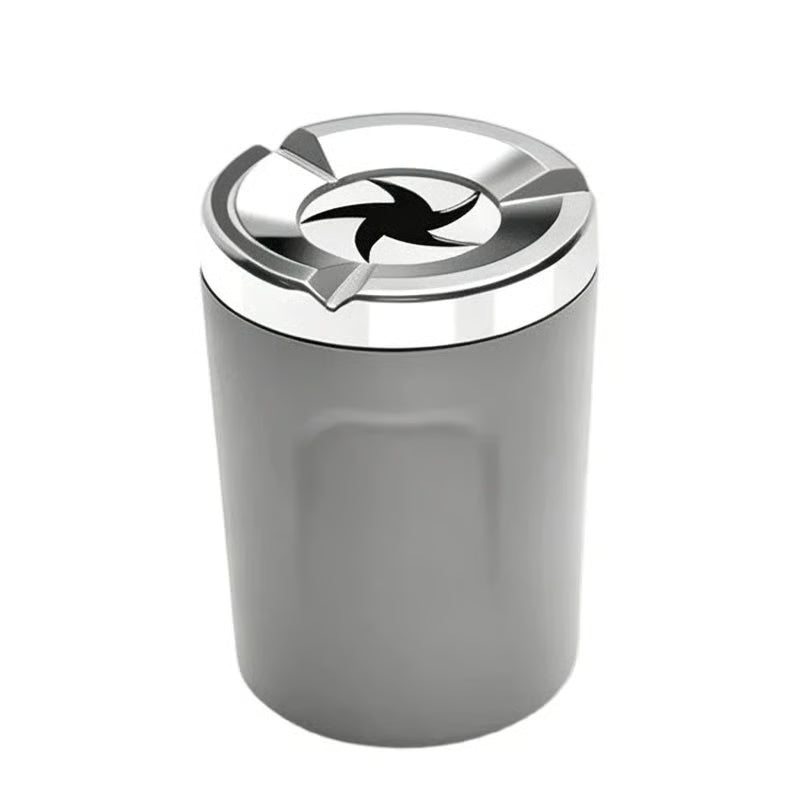 Rotating Sealed Lid Car Ashtray Odor Resistant Auto Cigarette Ashtray Fits Vehicle Cup Holder🌸