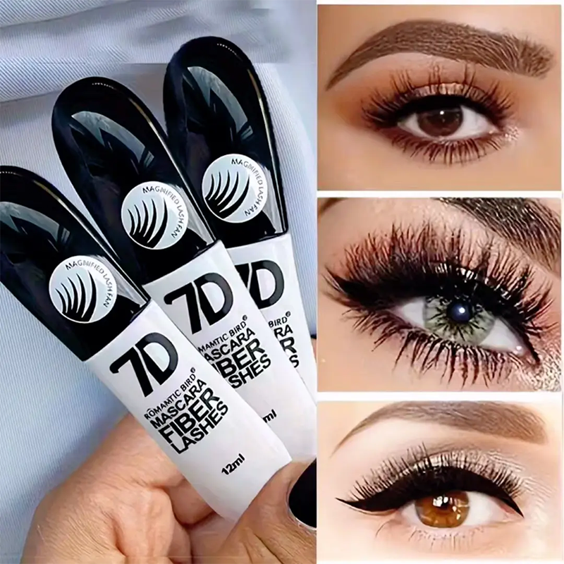 7D Silk Fiber Black Lengthening Mascara - Adult Beauty Makeup✨