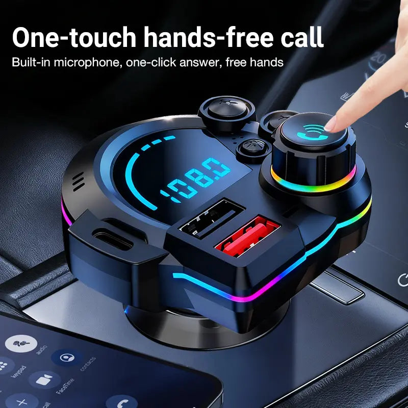 Father’s Day PD30W FM Bluetooth Car Charger RGB 🎁