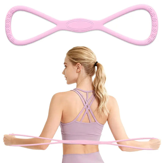 Resistance Bands Figure 8 Exercise Bands for Women, 8-Shaped, TPE Material💪
