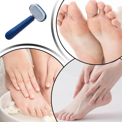 Dual‑Sided Foot Callus Remover, Replaceable Stainless Steel Blade Foot Scraper 🦶