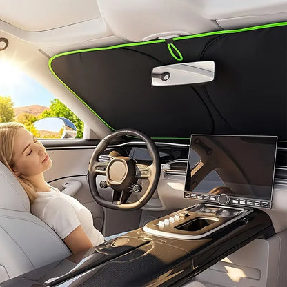 2026 New Portable Heat-Insulating Vehicle Sunshade, Upgraded Thickened Front Window Sun Shade☀️