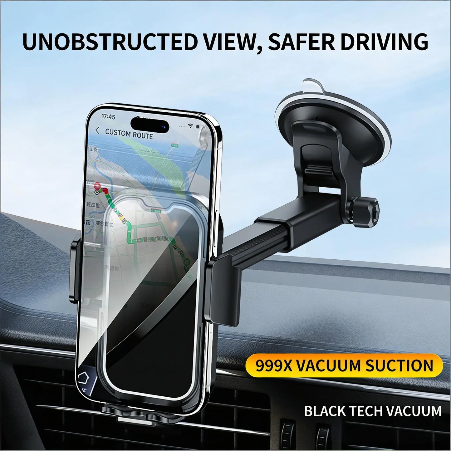 Car Phone Holder 2026 Ultimate Phone Holder for Your Car Windshield Dashboard Cell Phone Car Mount📱