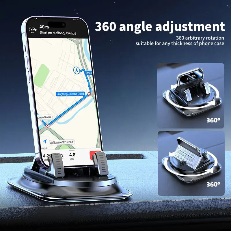 360° Rotation Car Phone Holder Suction Cup Dashboard Mount 🚗📱