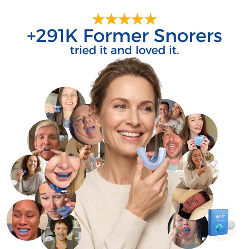 Comfortable Anti-Snoring Device, Nighttime Sleep Aid💤