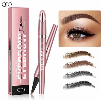 🖌️ Waterproof Micro-Fork Brow Pencil – Natural Hair-Like Brows👁️