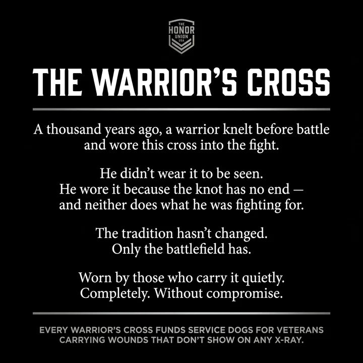“The Warrior's Cross” Necklace💥