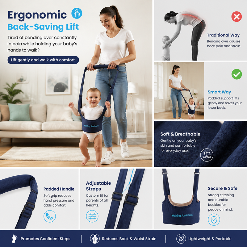 Walking Assistant Harness,Walking Learning Belt Helper Walker Wings Safety Walking Harness Walker👼