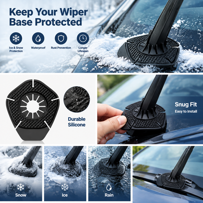 4 Pcs Silicone Automotive Windshield Wiper Arm Hole Protector Covers 🚗