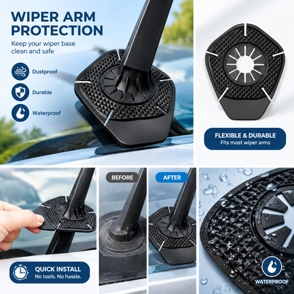 4 Pcs Silicone Automotive Windshield Wiper Arm Hole Protector Covers 🚗