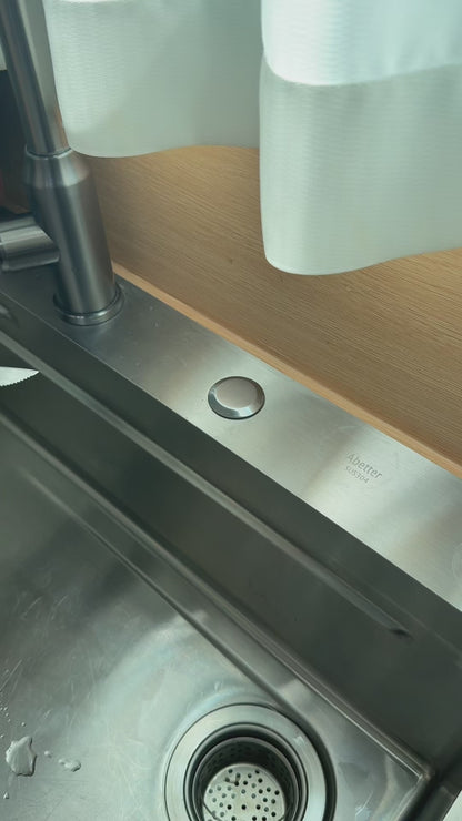 Soap Dispenser for Kitchen Sink Brushed Nickel Stainless Steel Countertop💧