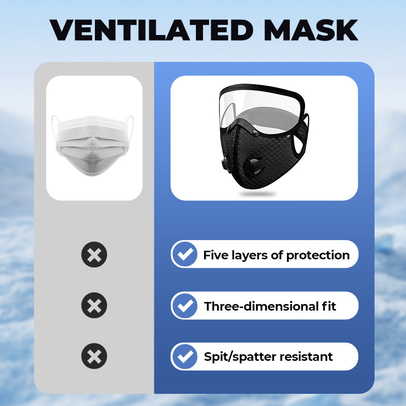 Carbon Filter Dust Mask | Reusable Adjustable Breathable Mask😷