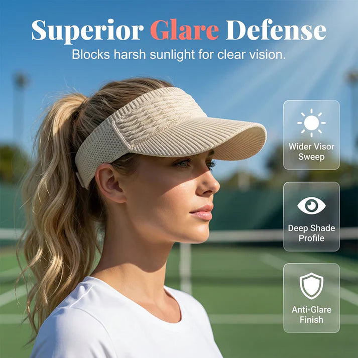 ☀️ Women's UV-Protective Ponytail Sun Hat