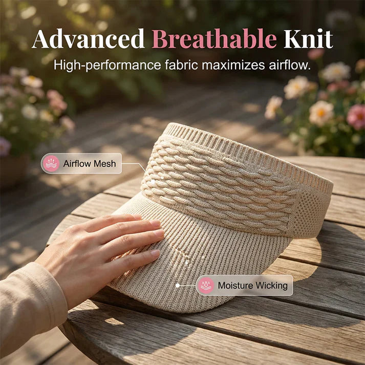 ☀️ Women's UV-Protective Ponytail Sun Hat