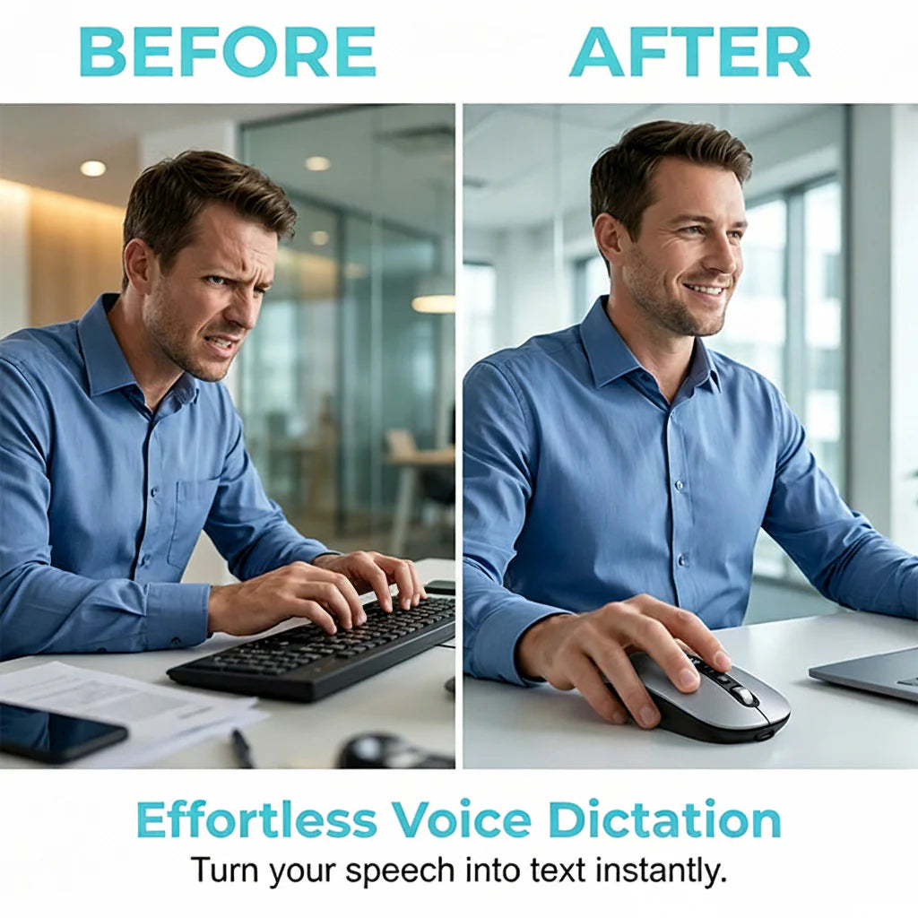 Wireless AI Smart Voice Mouse 🖱️
