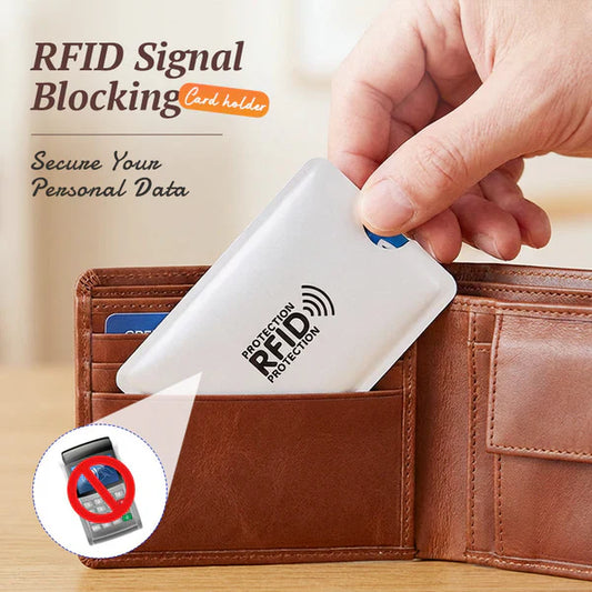 8 Counts RFID Blocking Sleeves Set -Slim and lightweight💳