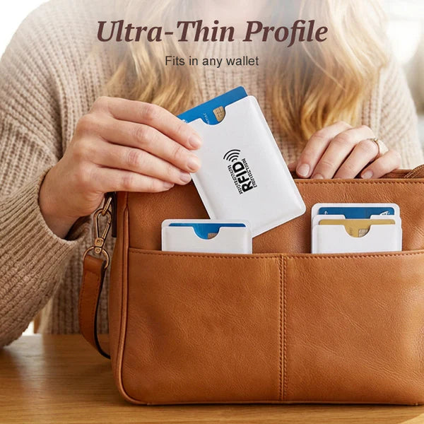 8 Counts RFID Blocking Sleeves Set -Slim and lightweight💳