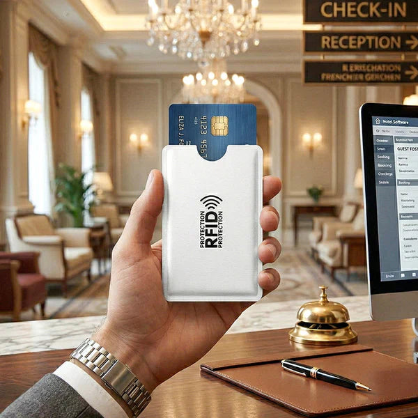 8 Counts RFID Blocking Sleeves Set -Slim and lightweight💳