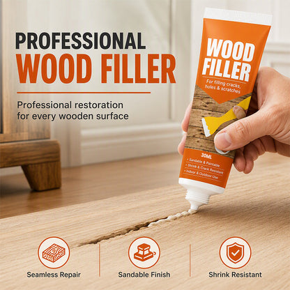 Wood Filler for Cracks and Holes 🛠️