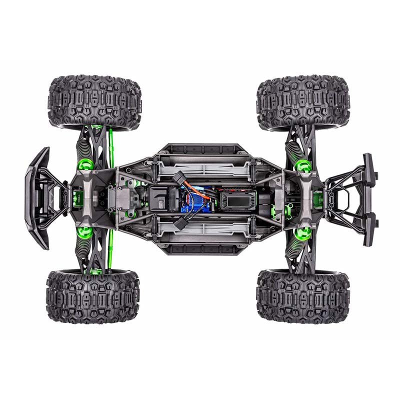 Green 4WD Brushless RC Monster Offroad Truck